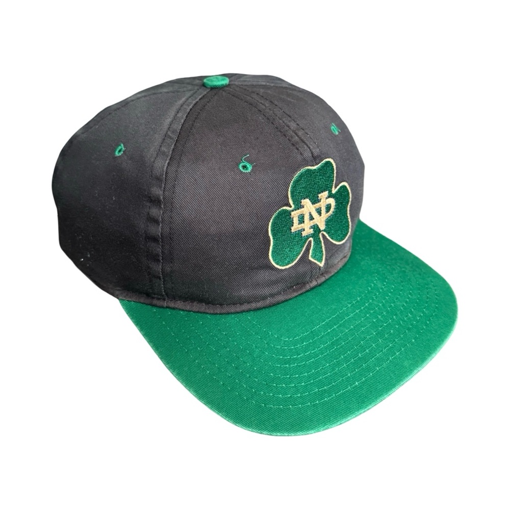 Vintage 90s Notre Dame Snapback Hat